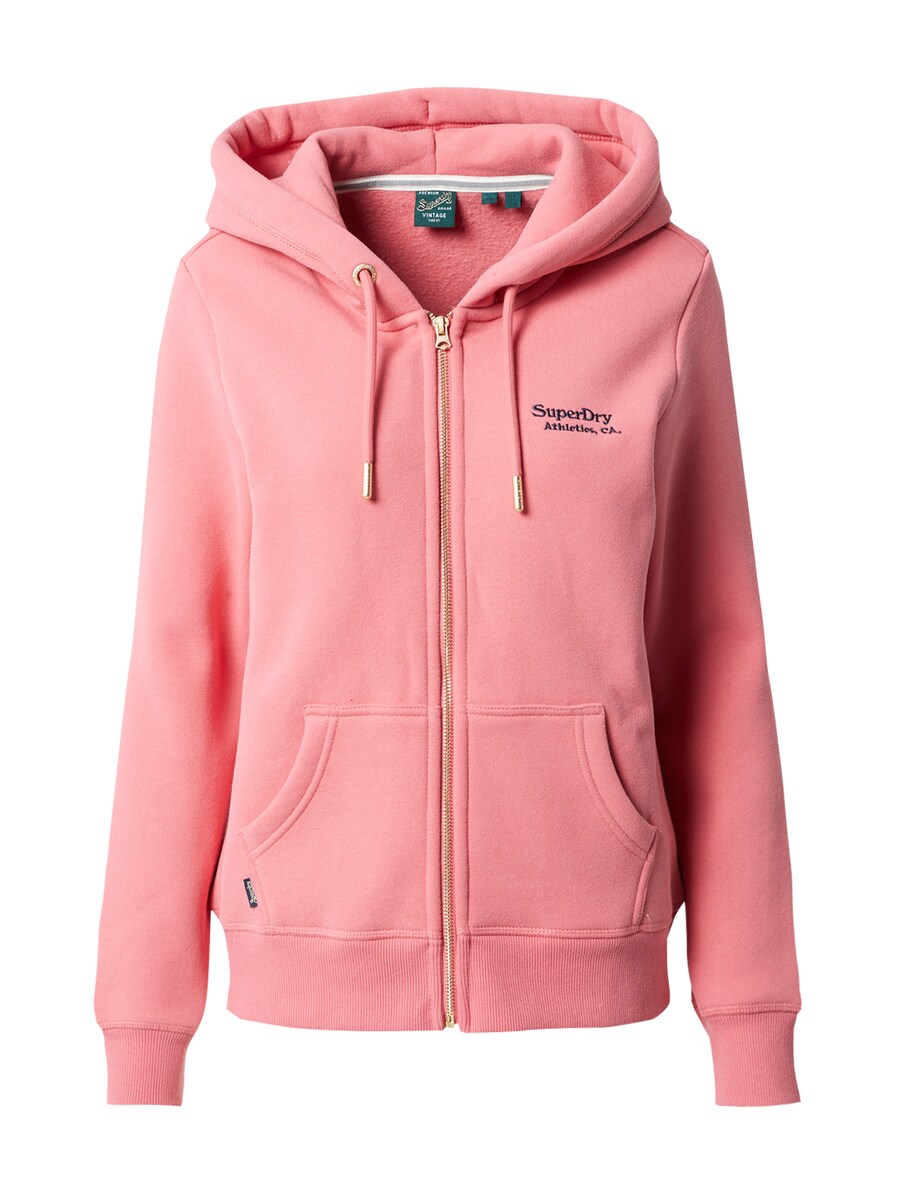 

Толстовка с капюшоном на молнии Superdry Essential, цвет Pitaya