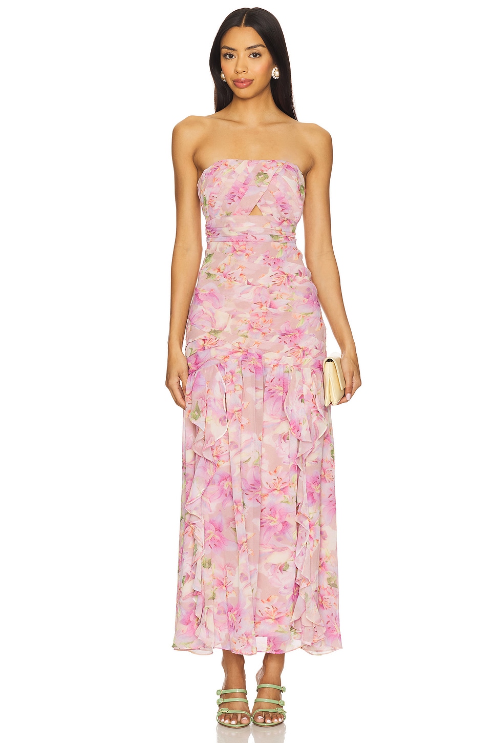 

Платье Estefany Astr The Label, pink floral