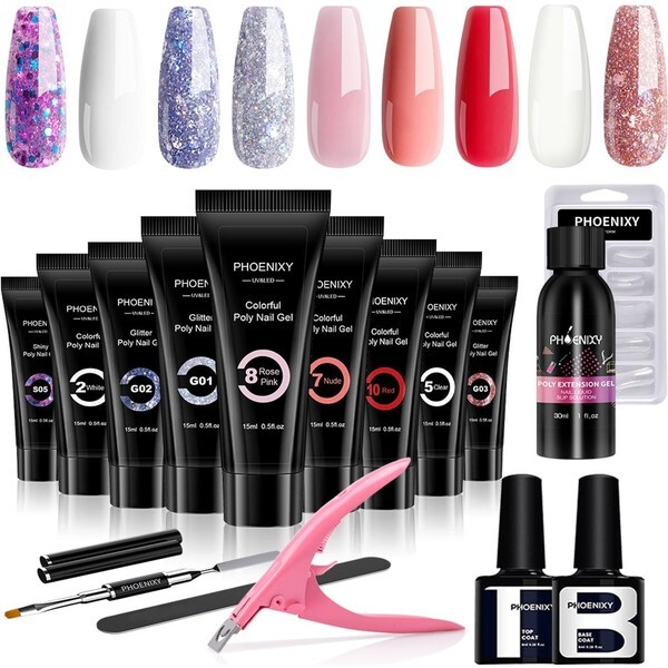 

Гель для ногтей Liscop Phoenixy Poly Nail Gel Set для наращивания