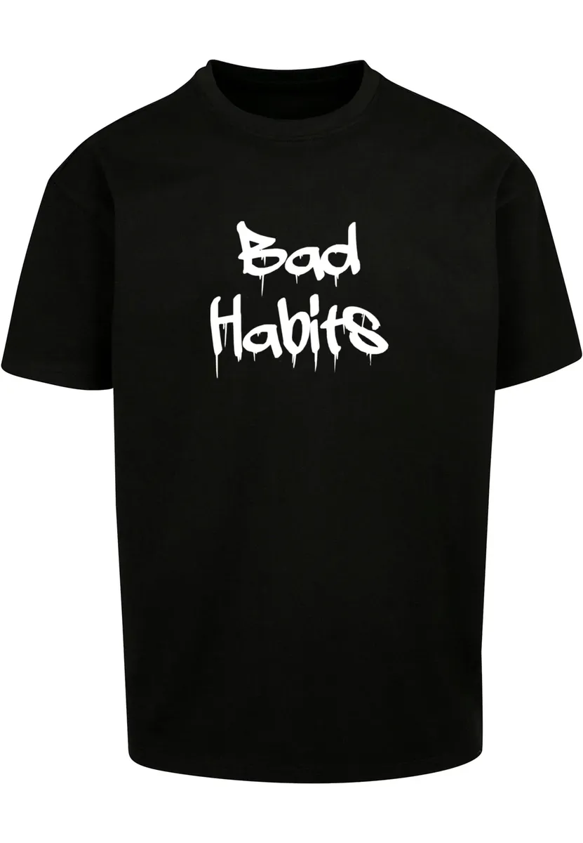

Футболка Merchcode "Мужская футболка Merchcode Bad Habits Heavy Oversize", черный