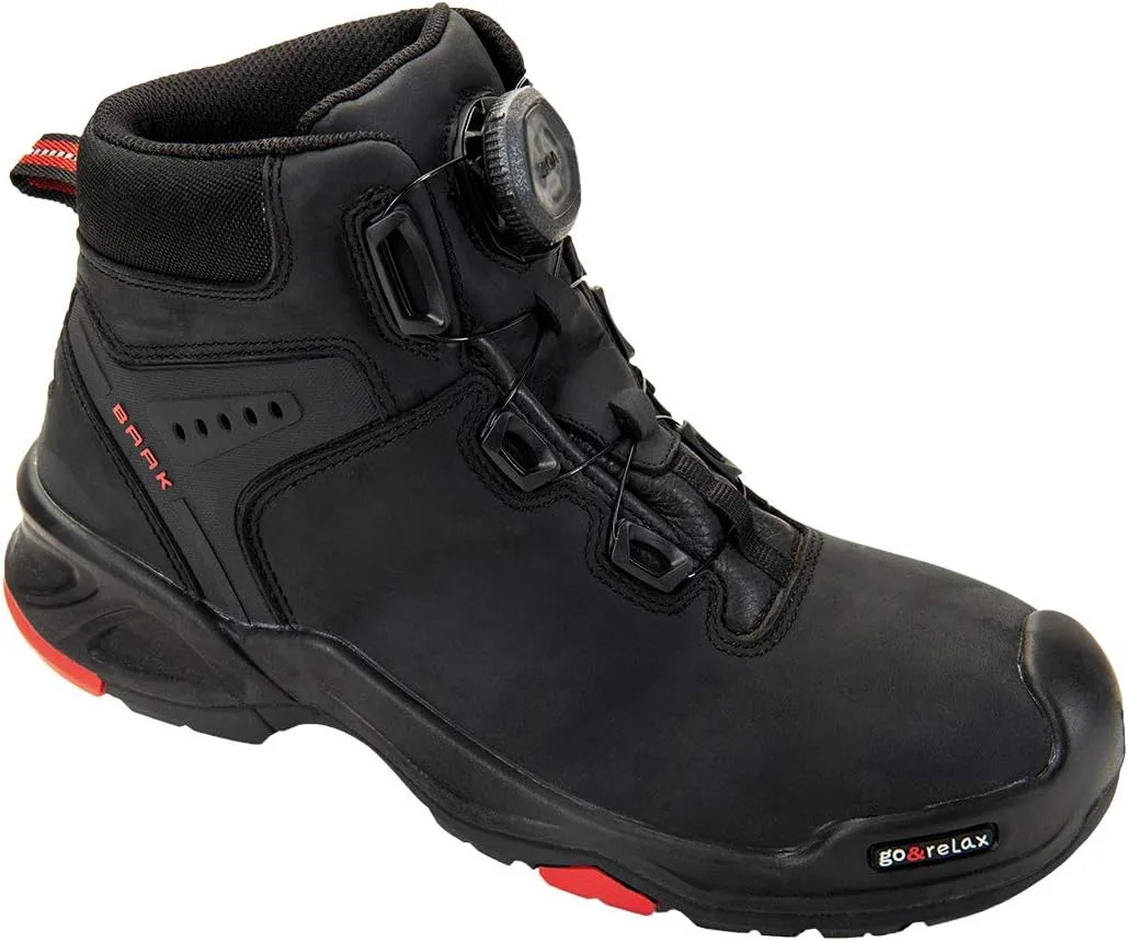 Защитные ботинки BAAK S3 SRC HRO Braxton BAU BOA 6642, черный