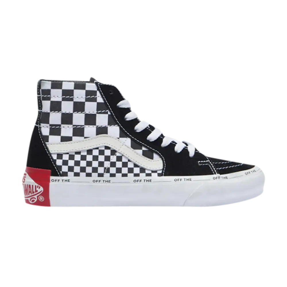 Кроссовки Sk8-Hi Tapered Vans, черный