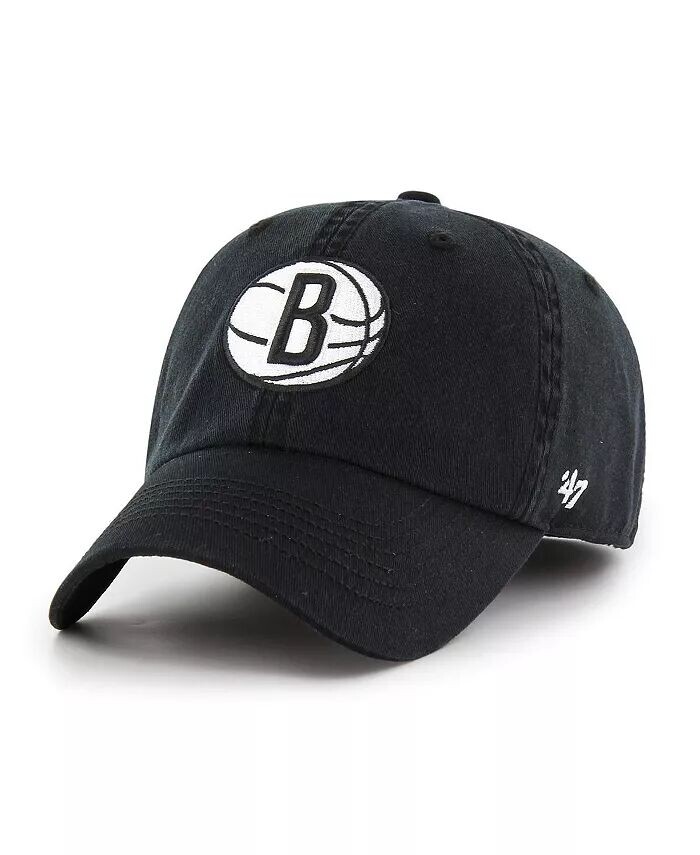 

Мужская черная кепка Brooklyn Nets Classic Franchise Flex Hat '47 Brand, черный
