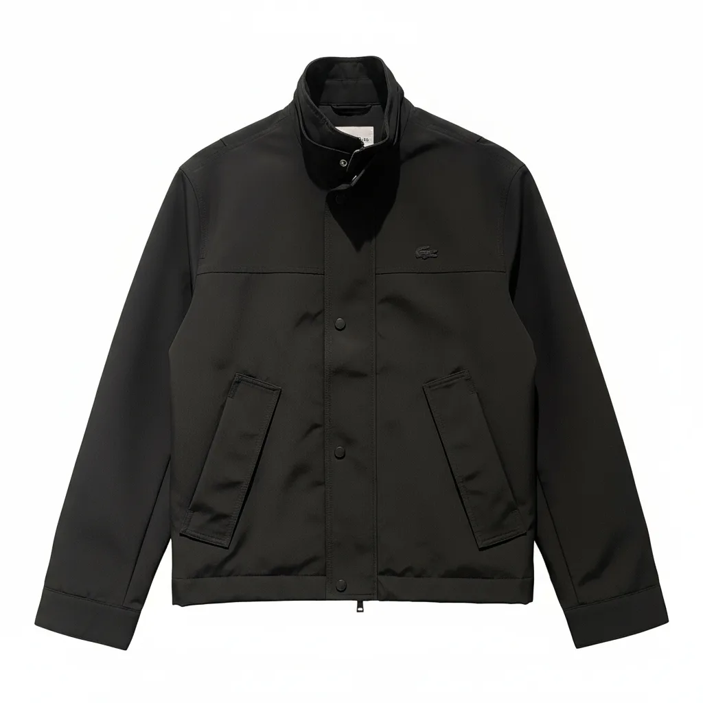 Куртка мужская с воротником стойкой LACOSTE, 031/черный