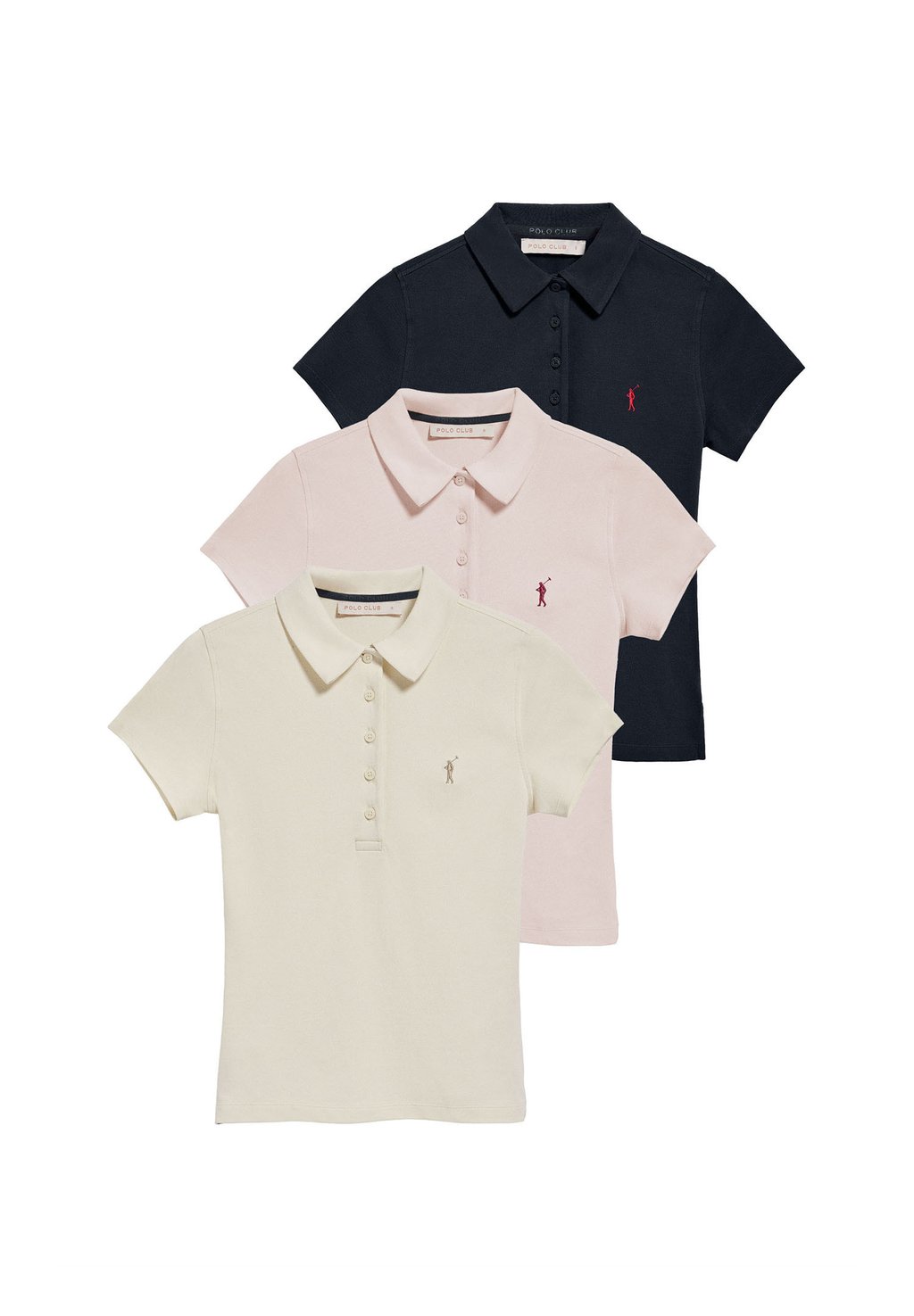 

Рубашка поло TRIPLE PACK Polo Club, бежевый
