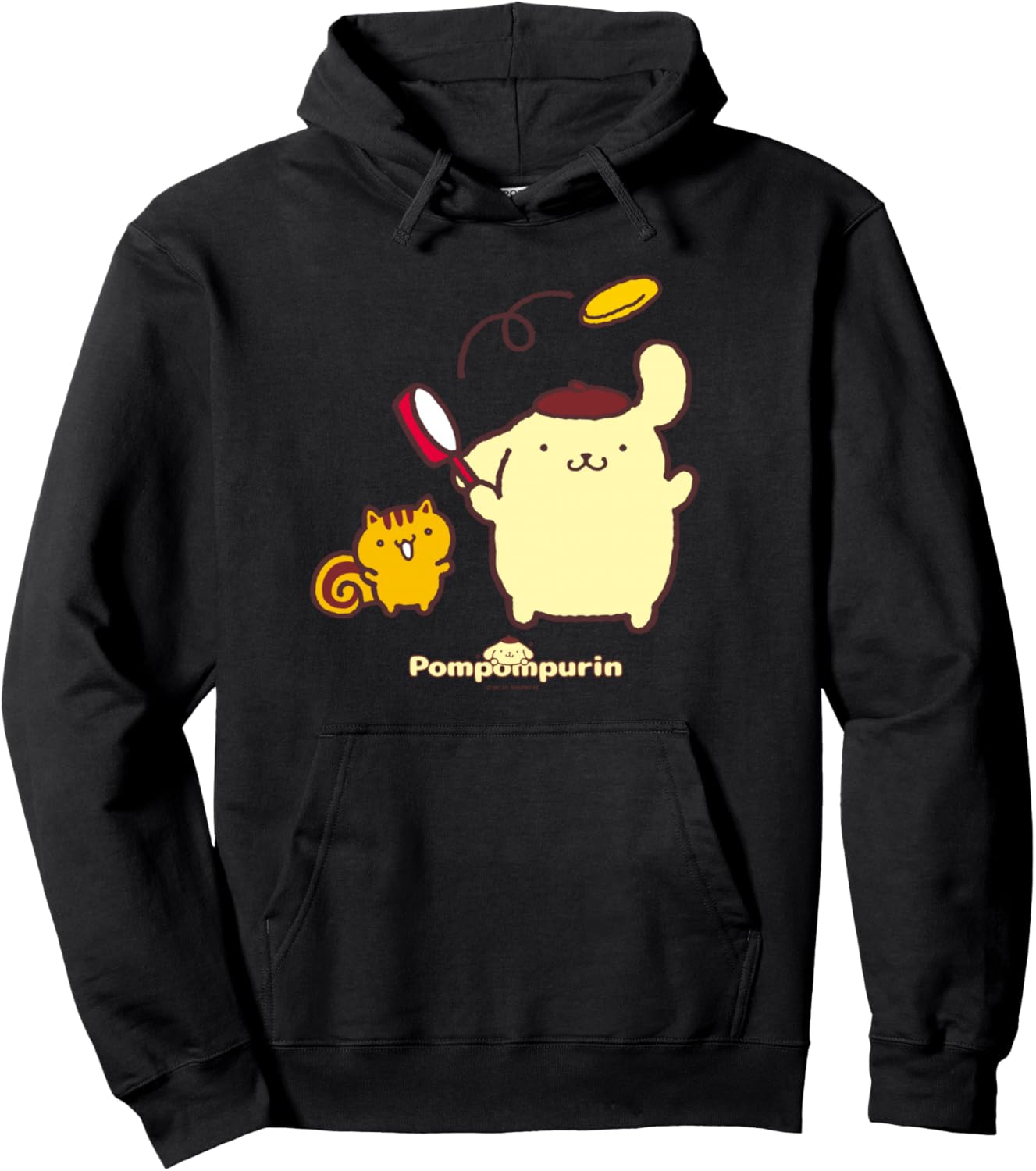 

Худи с помпонами в виде пудинга и бублика, черная Sanrio (Watanabe), Черный, Худи с помпонами в виде пудинга и бублика, черная Sanrio (Watanabe)