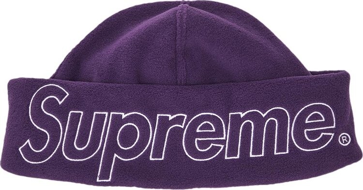 

Шапка Supreme Polartec 'Dark Purple', фиолетовый