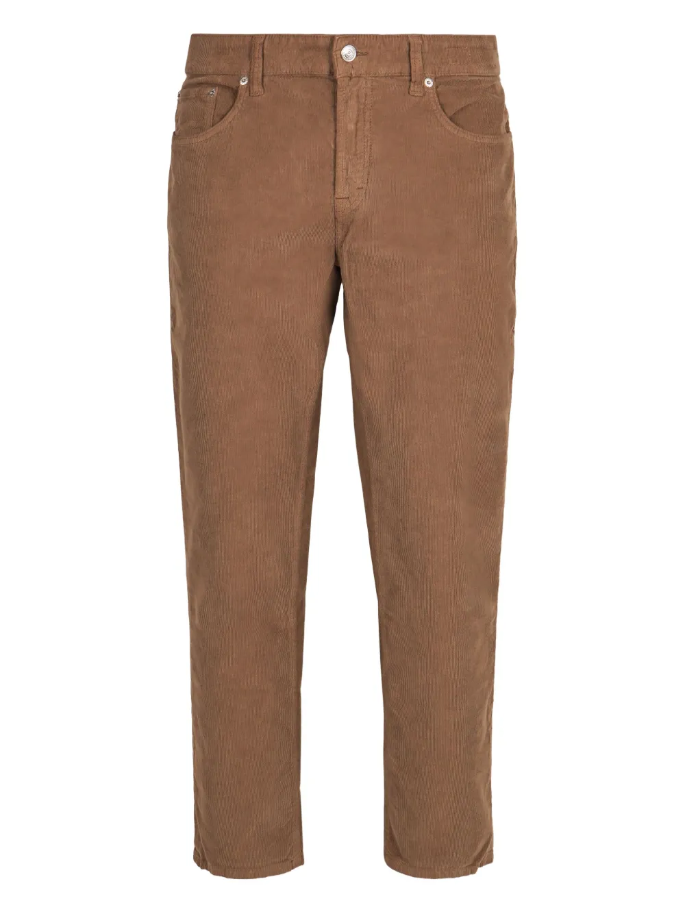 

Вельветовые брюки с нашивкой-логотипом Department 5, коричневый