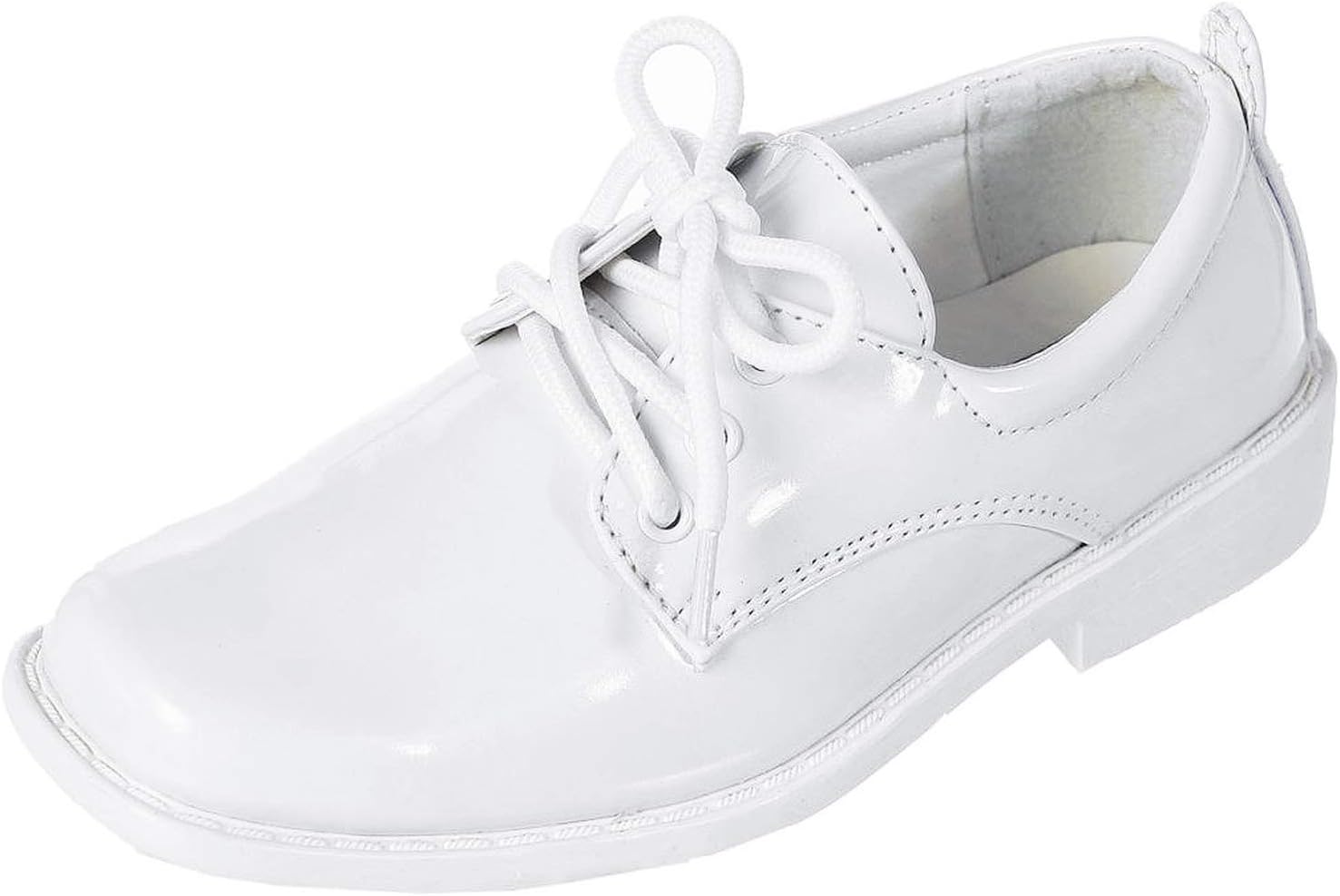 

Детские классические туфли-дерби оксфорды из лакированной кожи Avery Hill, белый