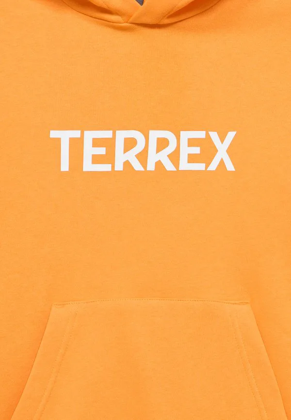 Худи унисекс с логотипом Adidas Terrex, Pure Tangerine — фото 3