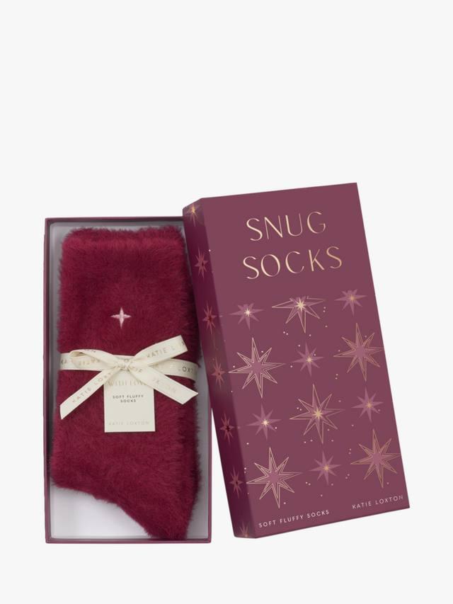 

Звездчатые пушистые носки Katie Loxton, Cherry