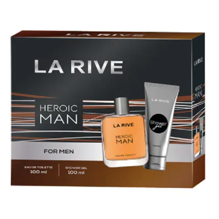 

La Rive Heroic Gift Set Edt 100ml And Shower Gel 100ml - New And Original
