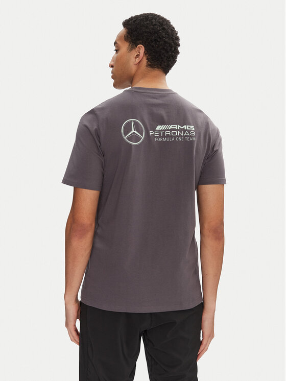 Футболка обычного кроя Mercedes - AMG Petronas Formula One Team Premium JY3032 Adidas, серый — фото 3