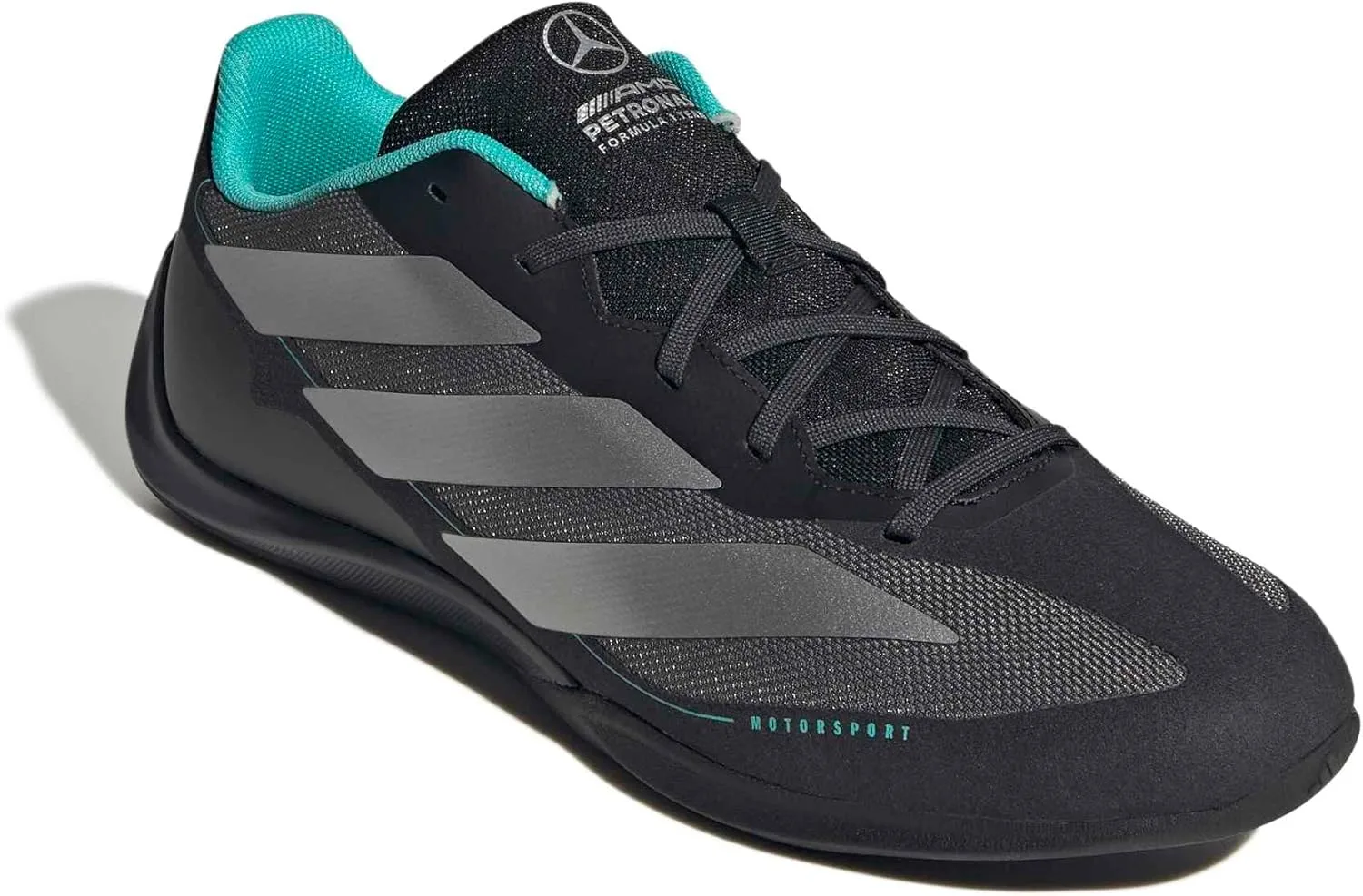 Кроссовки Adidas FEROZA Base Mercedes AMG Petronas F1 Team, черный/серебряный — фото 3