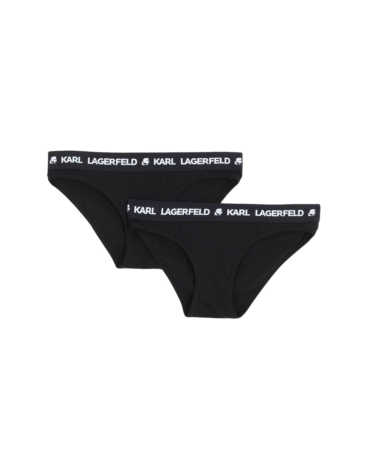 

Набор брифов с логотипом (2 шт.) Karl Lagerfeld, черный