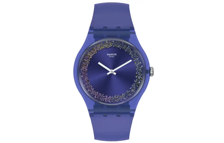 

SWATCH Часы Unisex Purple Watch SUOV106, Purple Watch Dial