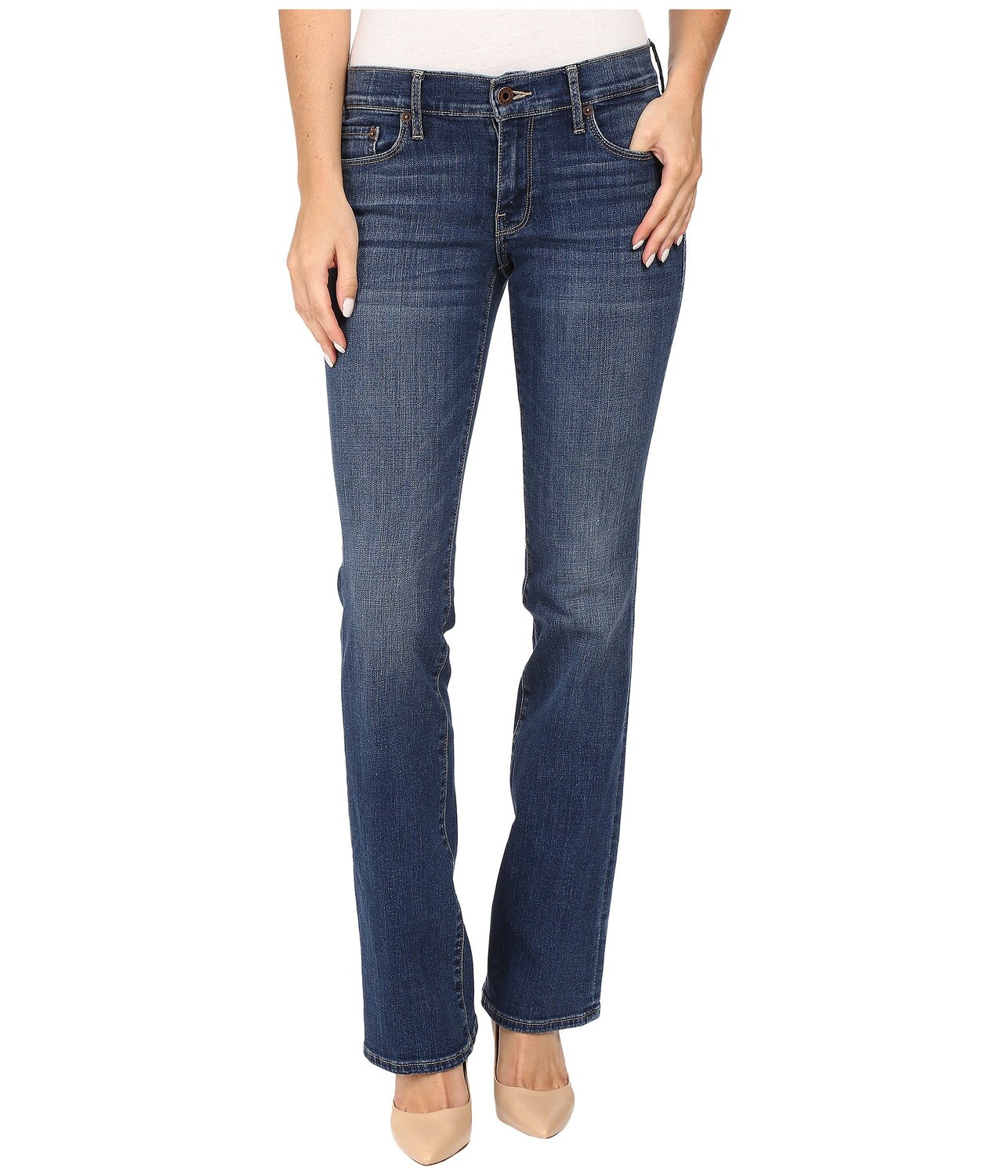 

Джинсы Lucky Brand Mid Rise Sweet Boot In Ocean Road, Ocean Road