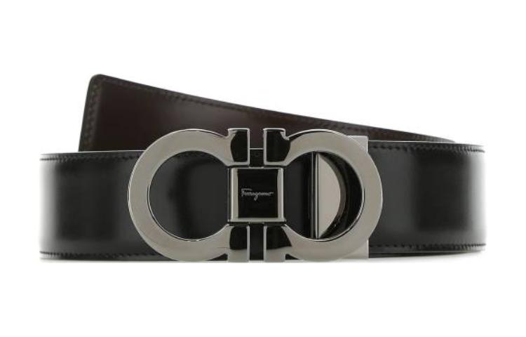 

Кожаный ремень мужской черный Ferragamo