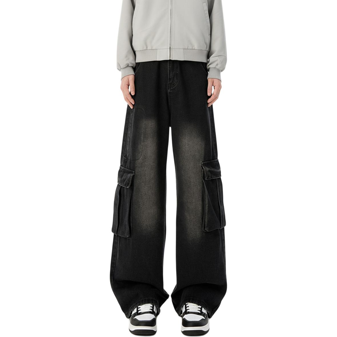 

Джинсы Unisex Moderate Cargo HUANQIU, vintage черный