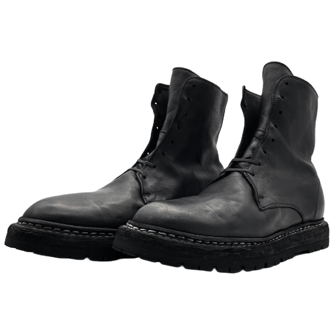 Guidi Мужские короткие ботинки Martin Boot 9950VN, черный — фото 4