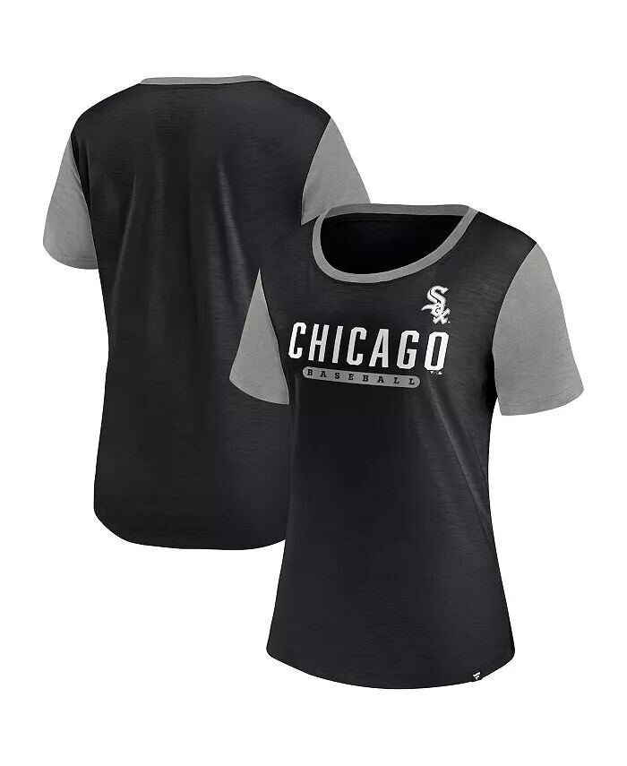 

Женская черная футболка Chicago White Sox Mound Fanatics