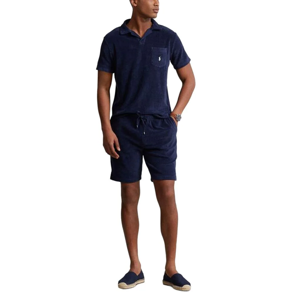 Polo Ralph Lauren Polo Shirts Men's Blue Polo Collar Moderate Straight Fit — фото 3