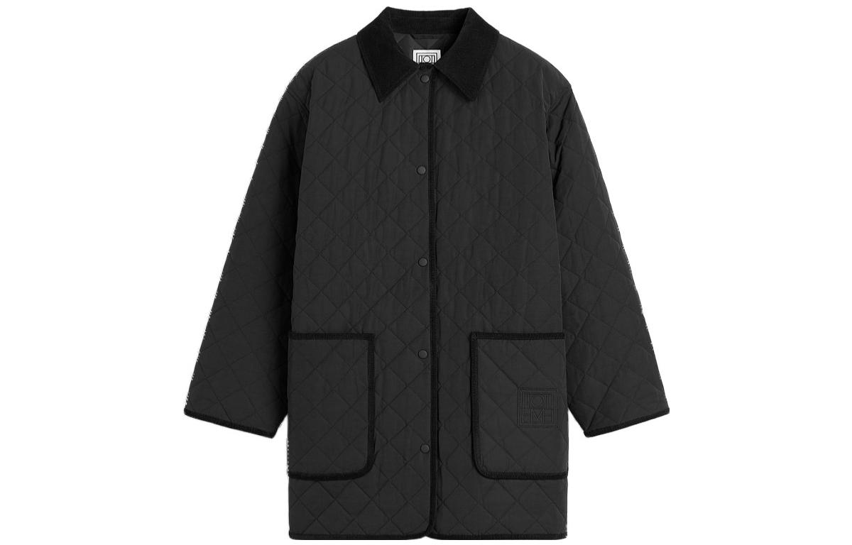 

TOTEME Стеганая амбарная куртка, Black