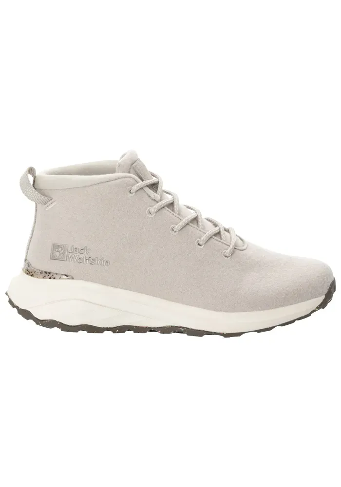Туфли на шнуровке Jack Wolfskin "CAMPFIRE WOOL MID W", серый