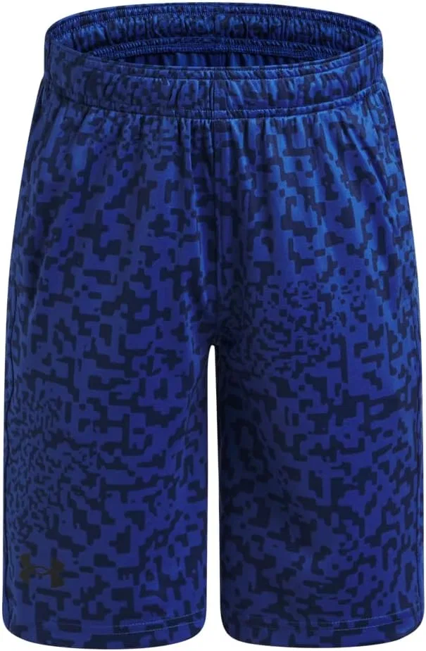Детские шорты Under Armour Velocity с принтом, (432) Tech Blue//Black