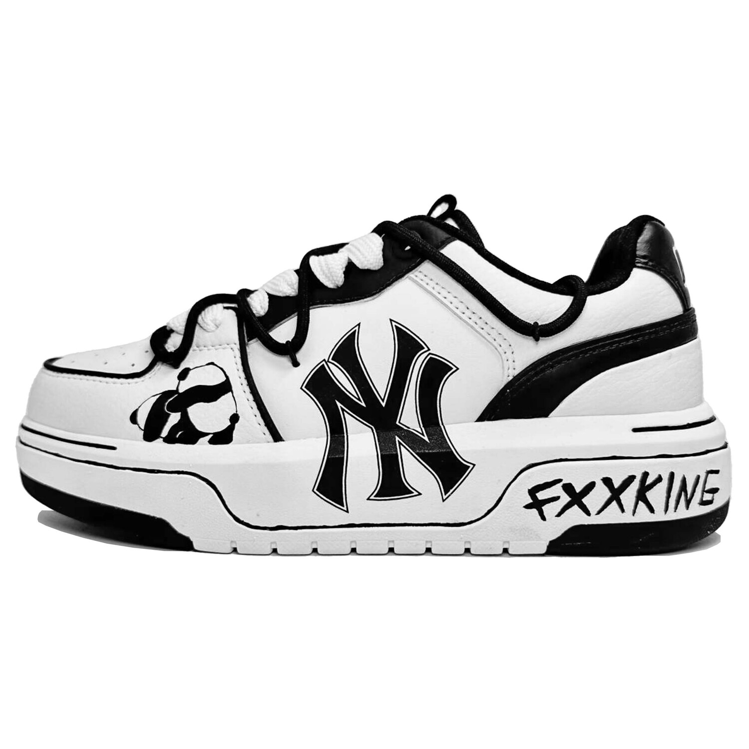 

Кроссовки MLB Chunky Liner Skateboard Shoes Unisex Low-Top Black White, Черный, Кроссовки MLB Chunky Liner Skateboard Shoes Unisex Low-Top Black White