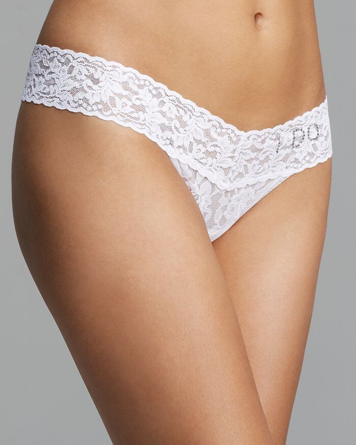 

Трусики Hanky ​​Panky I Do Swarovski Elements с низкой посадкой Hanky Panky, белый