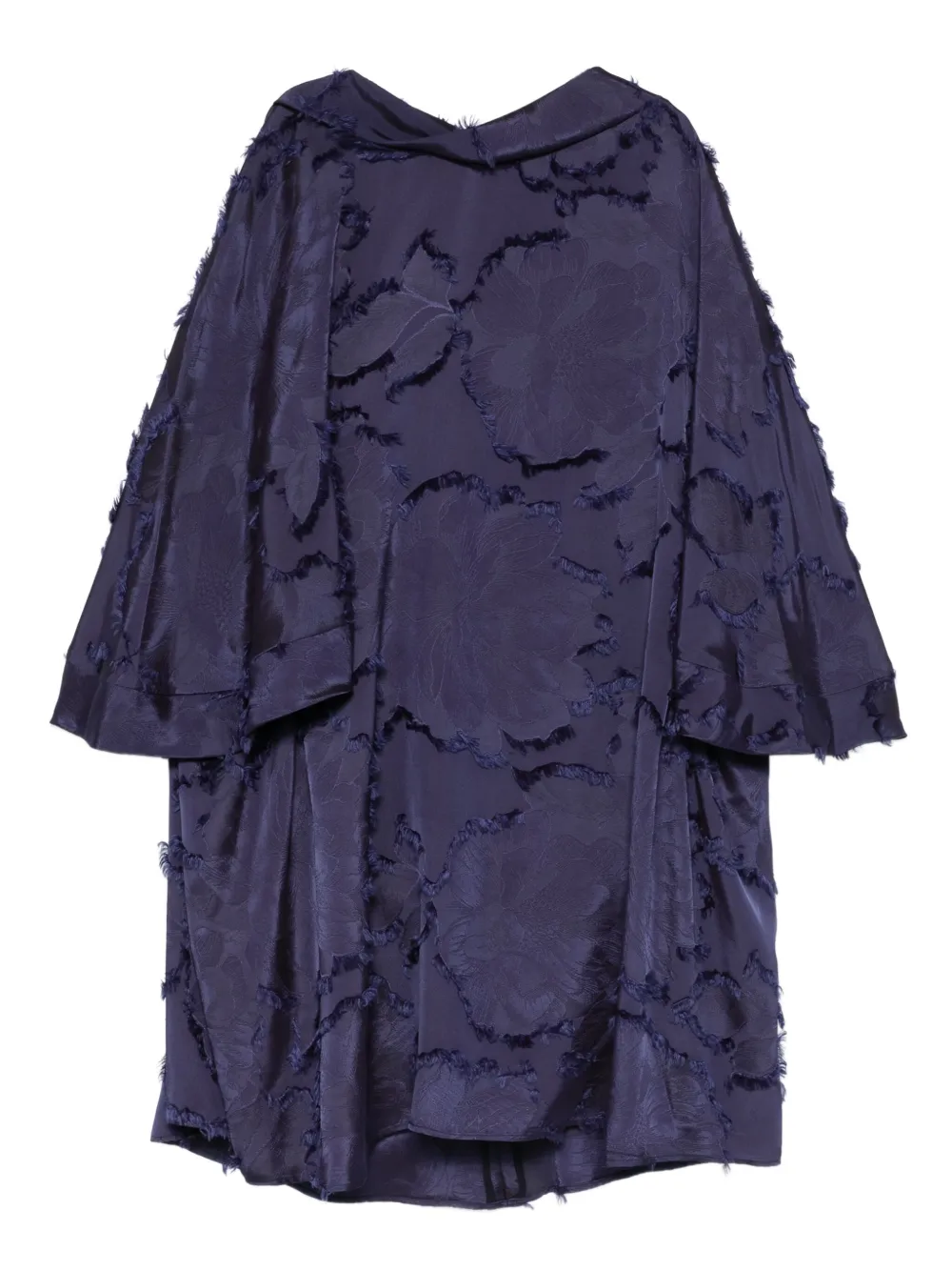 

Платье мини с бахромой Talbot Runhof, синий