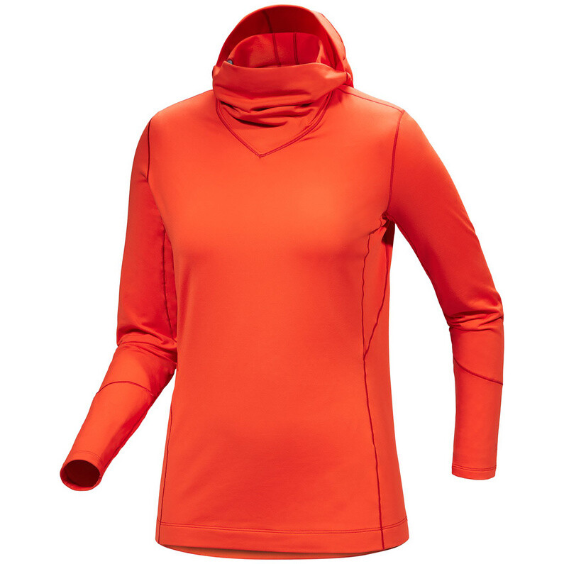 

Женская худи Rho с длинным рукавом Arcteryx, красный