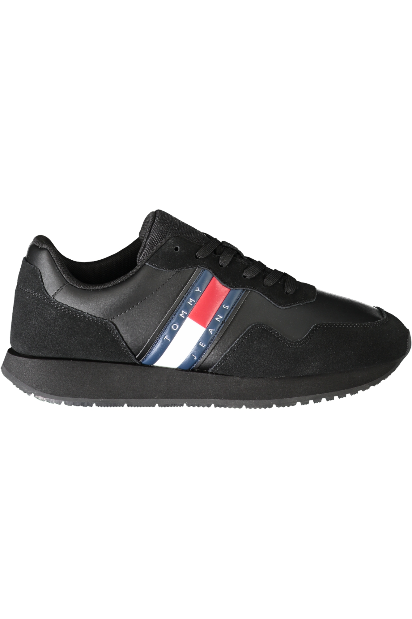 

Кроссовки мужские Tommy Hilfiger с замшевыми вставками, черный
