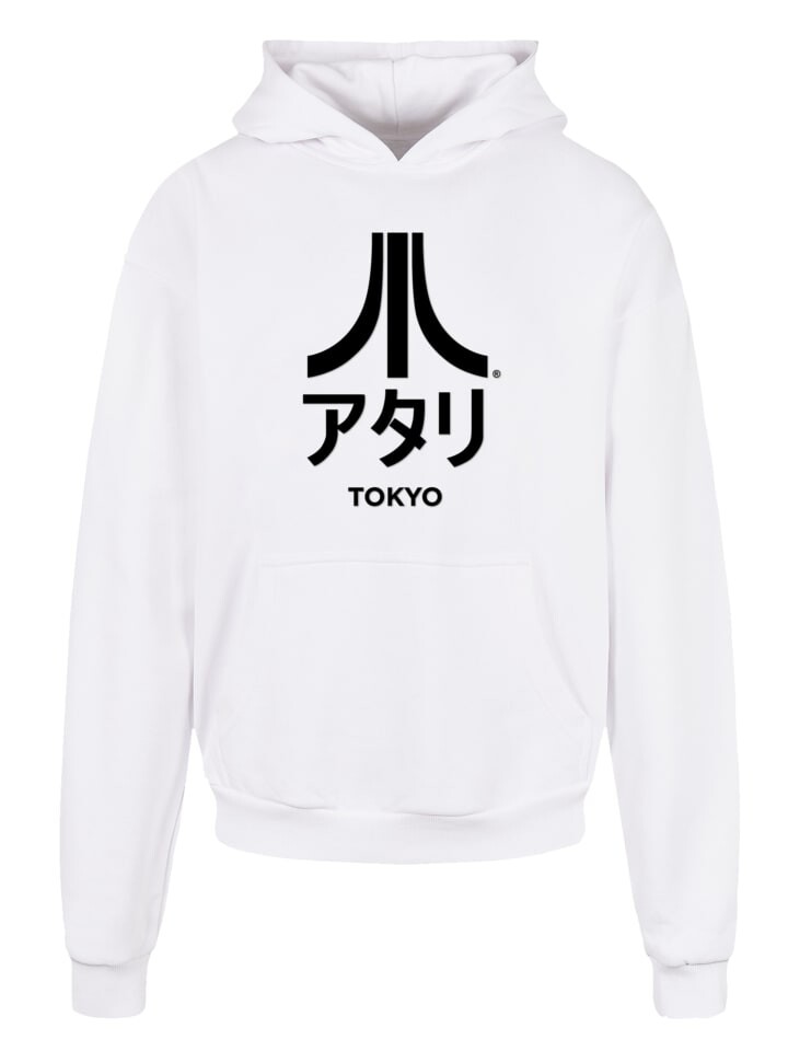 

Пуловер F4NT4STIC Heavy Hoodie Atari Tokyo Retro Arcade Games, белый