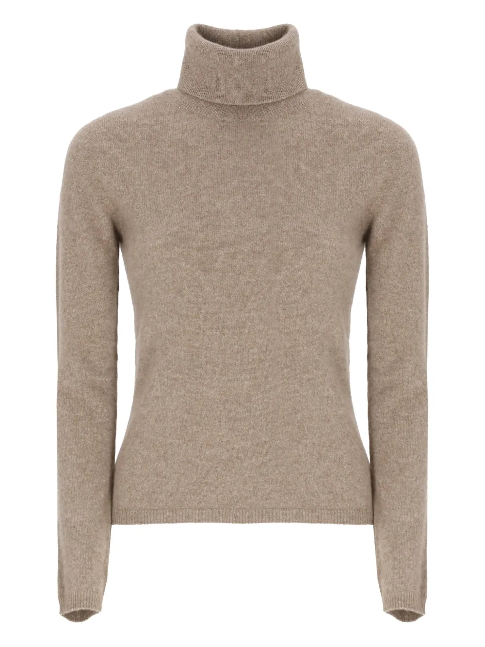 

Свитер с воротником-гольф и ребристыми манжетами Vanisè, нейтральный