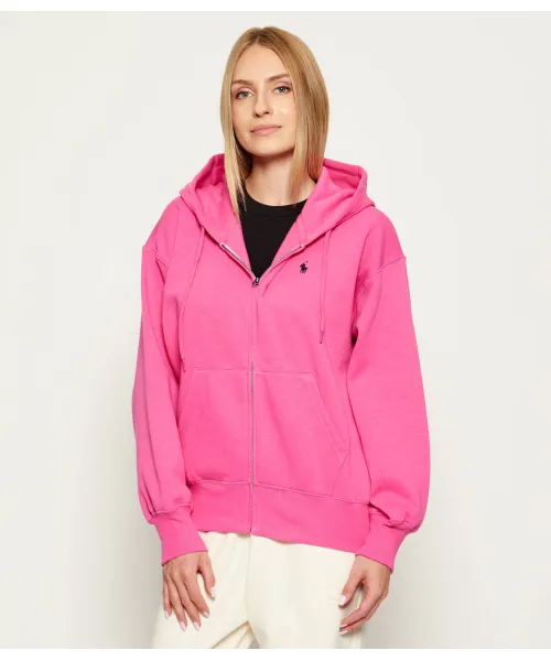 

Толстовка с розовым пони Relaxed fit Polo Ralph Lauren, розовый