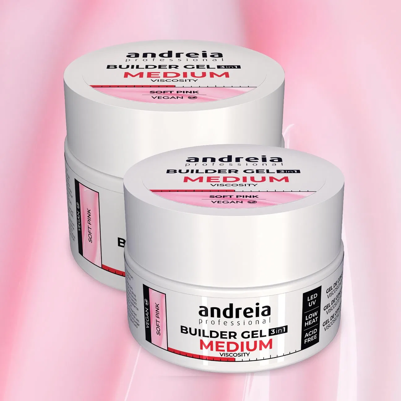 Гель для наращивания ногтей Andreia Professional Builder Soft Pink 44 г Andreia — фото 2