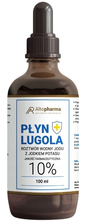 

AltoPharma, раствор Люголя 10% фармацевтического качества Inna Marka