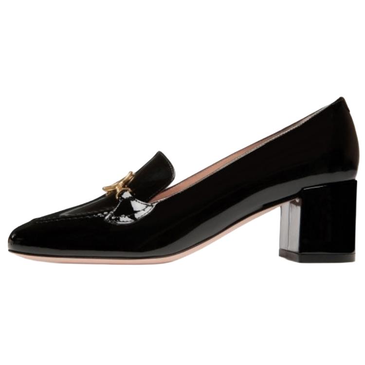 Туфли-лодочки с эмблемой 50 мм BALLY, Black