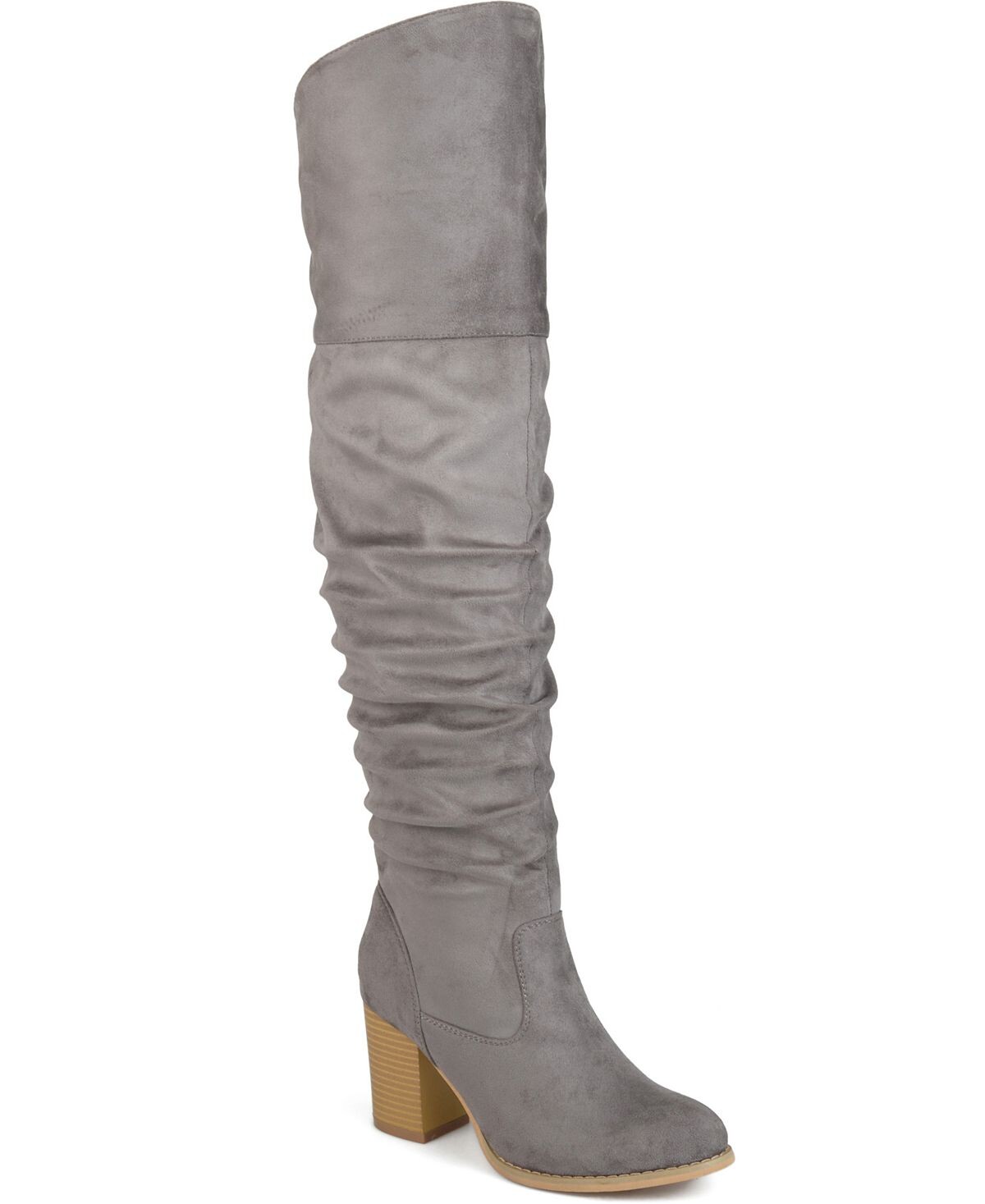 

Женские широкие ботинки Kaison до икры Journee Collection, серый