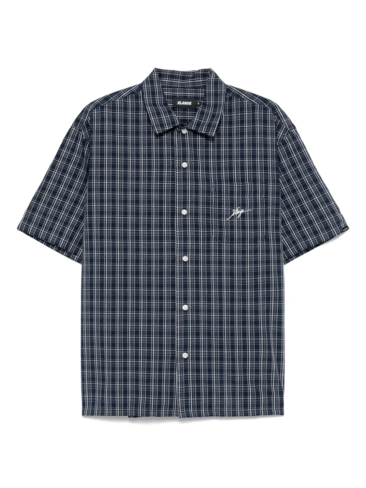 

Рубашка в клетку XLarge, синий