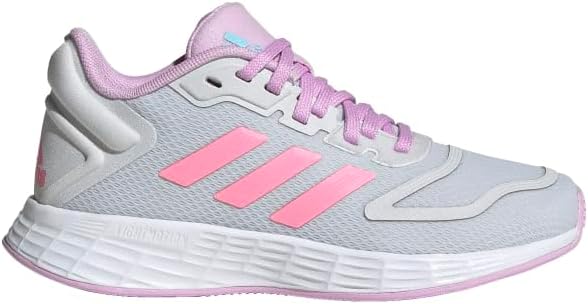 Беговые кроссовки Adidas Duramo 10 для мальчиков, розовый/серый/сиреневый — фото 2