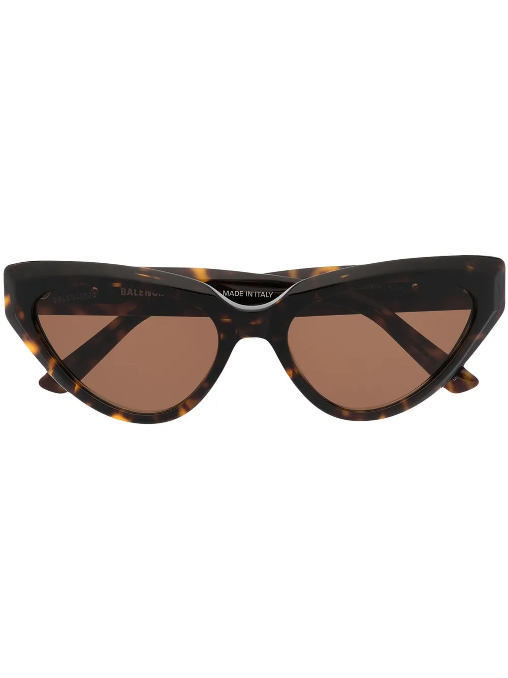 

Солнцезащитные очки в оправе 'кошачий глаз' с логотипом Balenciaga Eyewear, коричневый
