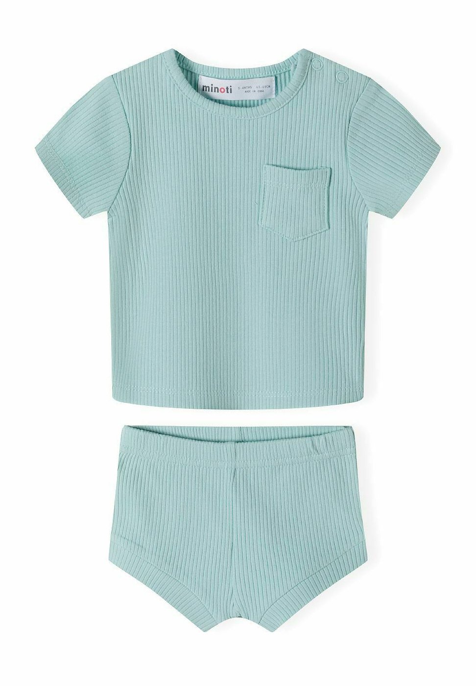 

Комплект одежды для сна 2 PIECE SHORT SLEEVE SET MINOTI, цвет mint