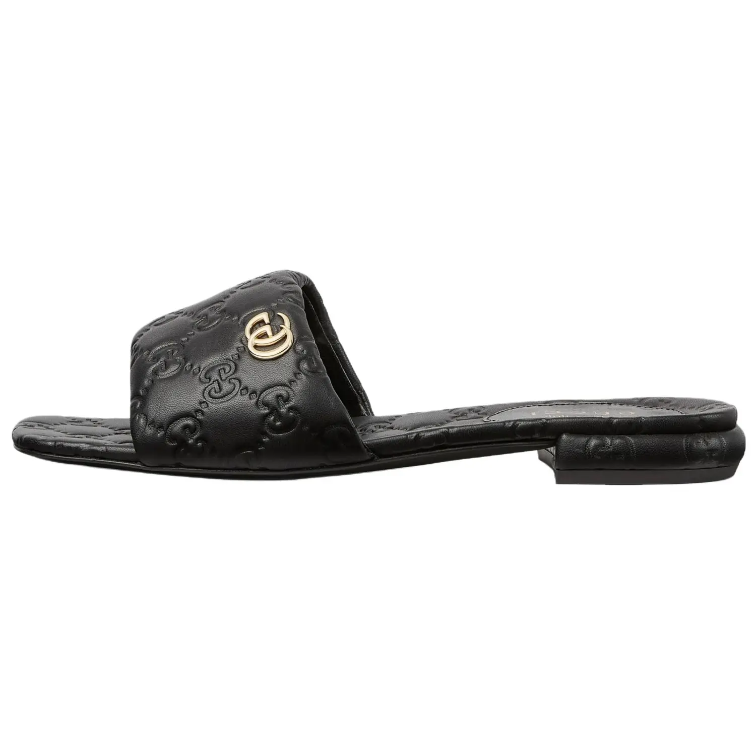 GUCCI Сандалии Women's Slide 'GG Black' Women's