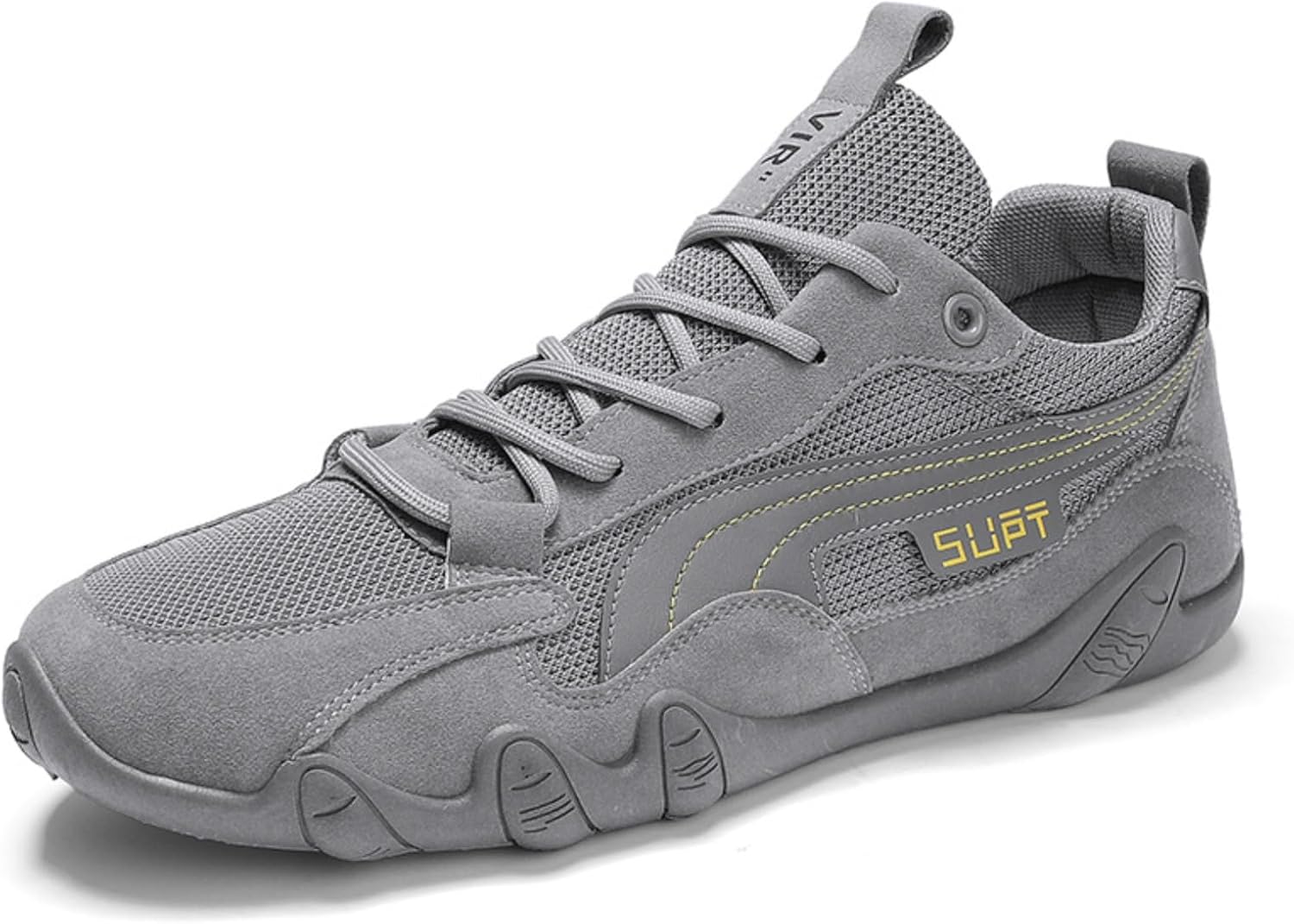 

Мужские дышащие кроссовки с сеткой для трейла, легкие спортивные кроссовки с нескользящей подошвой, летние минималистичные и обувь Vannida, серый