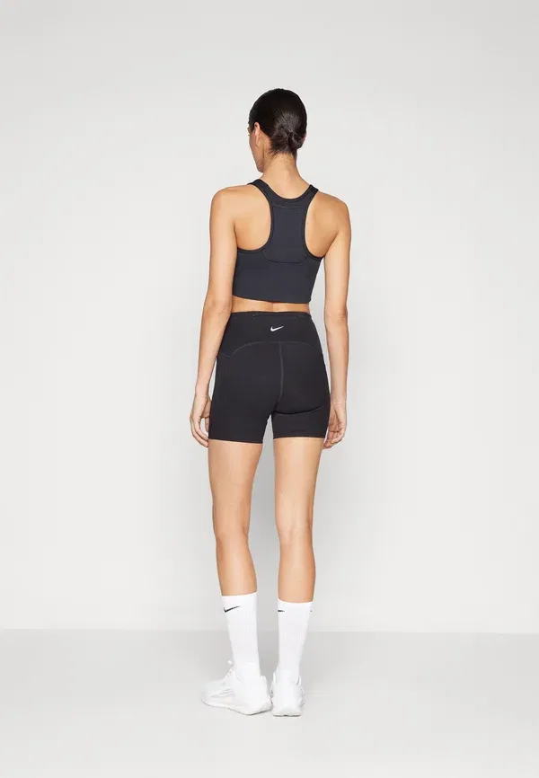 Тайтсы беговые короткие Nike Performance, черный/отражающий серебристый — фото 3
