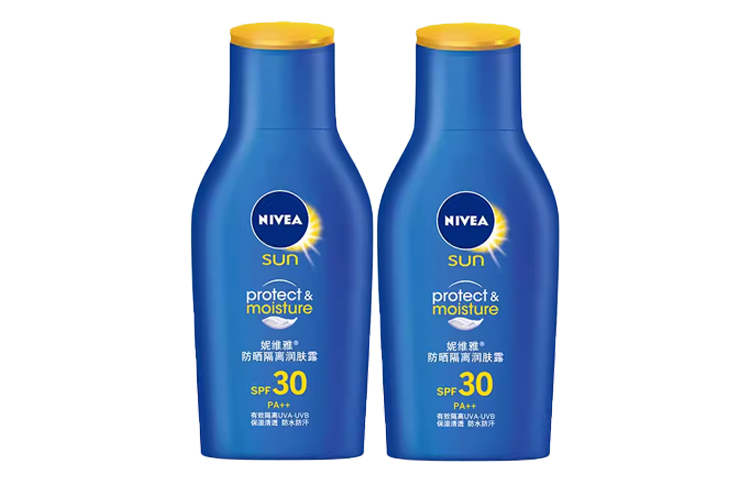 Солнцезащитный лосьон для тела NIVEA SUN Защита и увлажнение SPF30 PA++, 75 мл*2 — фото 4