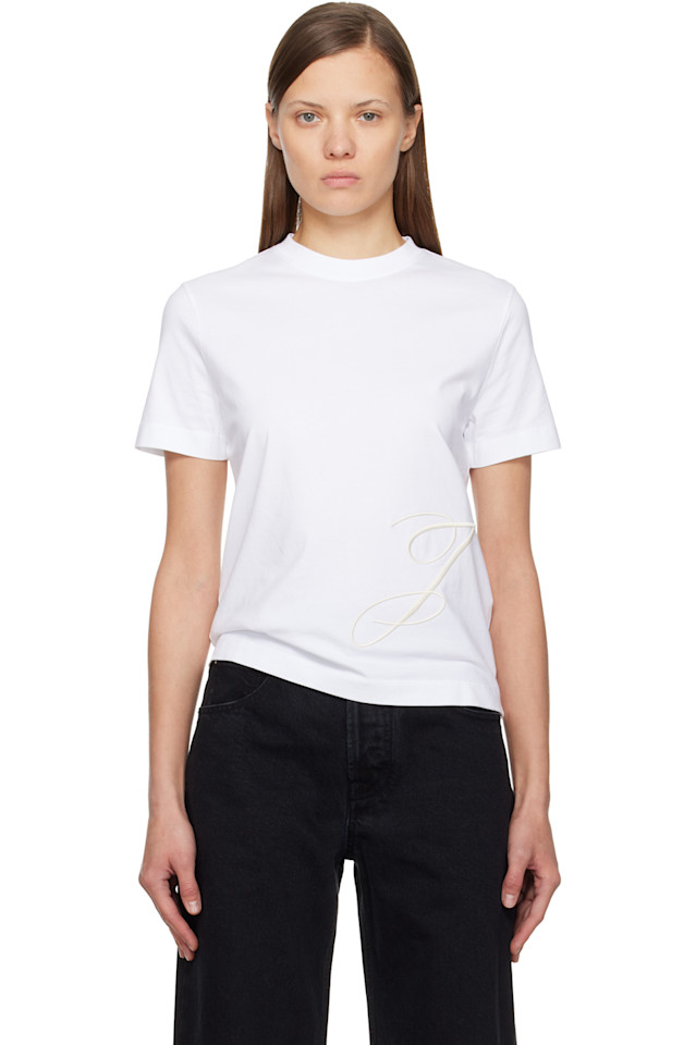 

Футболка с надписью «The j» Jacquemus, белый